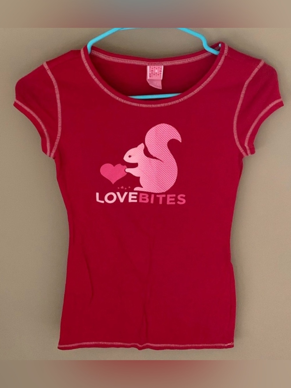 Love Bites Valentine’s Day Squirrel Graphic Tee